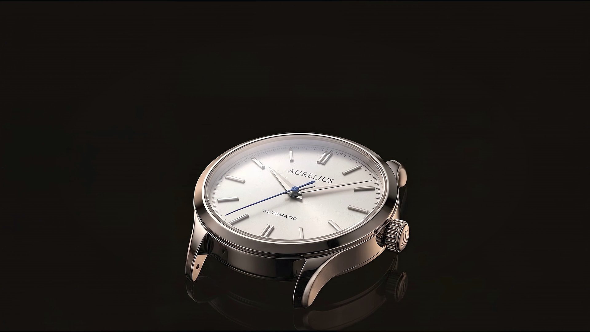 Aurelius with a silver-white dial